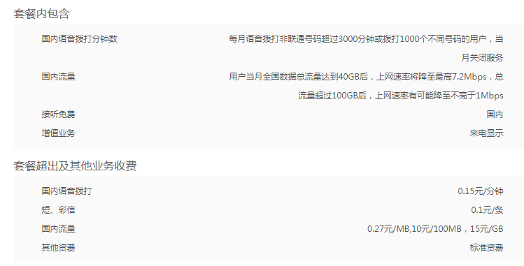 安康联通冰神卡套餐 安康联通冰神卡套餐